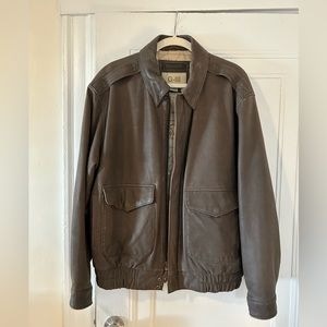 G-III (G3) leather bomber jacket